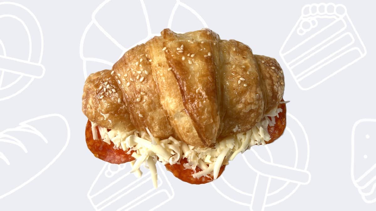 Kroasan sendvič sa kulenom