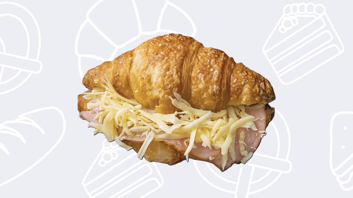 Kroasan sendvič sa pečenicom